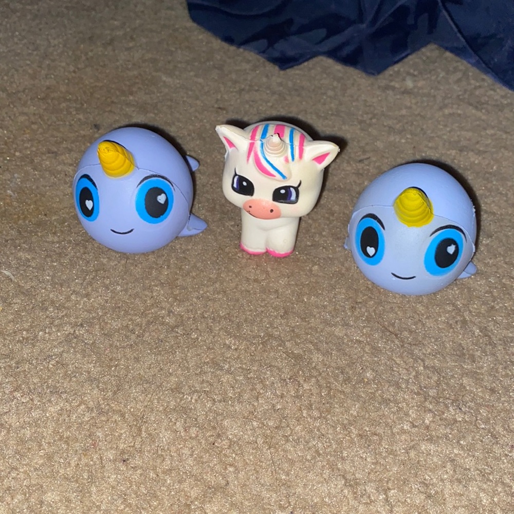 3 animal squishy